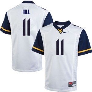 Men Mountaineers #11 Chase Hill White Official Jersey 593285-905