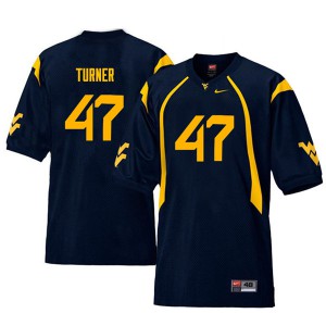 Men Mountaineers #47 Joseph Turner Navy Throwback Stitched Jersey 298113-560