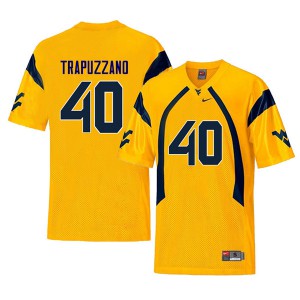 Men Mountaineers #40 Sam Trapuzzano Yellow Throwback Stitch Jerseys 140769-535