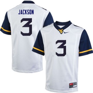 Mens Mountaineers #3 Trent Jackson White Stitched Jerseys 634002-641