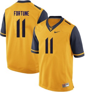 Men's Mountaineers #11 Nicktroy Fortune Gold Embroidery Jerseys 874005-907