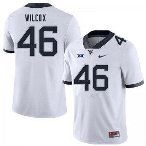 Men West Virginia Mountaineers #47 Avery Wilcox White Stitched Jersey 928288-811