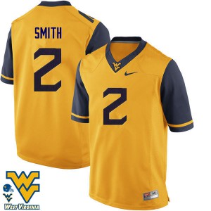 Men's Mountaineers #2 Dreamius Smith Gold Stitched Jersey 998395-297