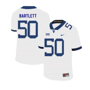 Men's Mountaineers #50 Jared Bartlett White 2019 Official Jersey 319753-772
