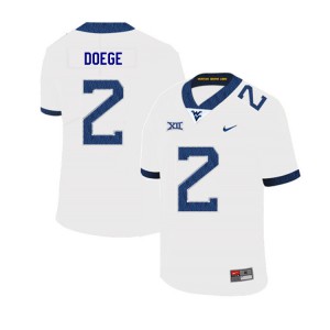 Men Mountaineers #2 Jarret Doege White 2019 Stitched Jersey 314760-894