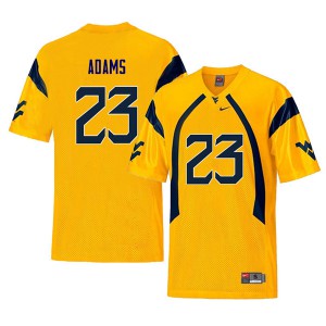 Men Mountaineers #23 Jordan Adams Yellow Retro Official Jerseys 278140-542