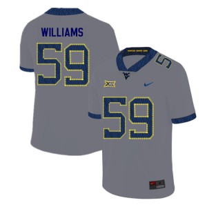 Mens Mountaineers #59 Luke Williams Gray 2019 Stitched Jersey 960562-520