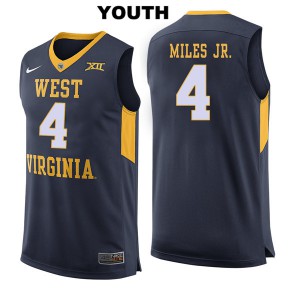Youth Mountaineers #4 Daxter Miles Jr. Navy University Jersey 293734-782
