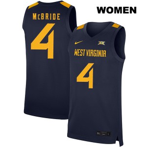 Women Mountaineers #4 Miles McBride Navy NCAA Jersey 834211-180