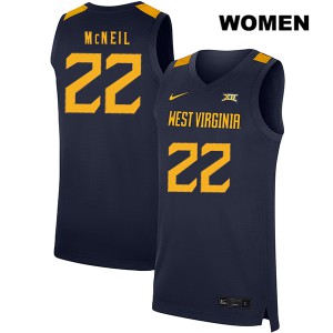 Womens Mountaineers #22 Sean McNeil Navy Player Jersey 681214-265