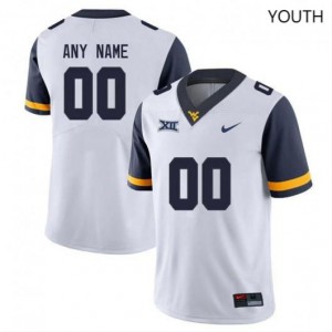 Youth Mountaineers #00 Custom White Stitched Jersey 598166-356