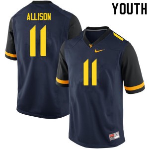 Youth Mountaineers #11 Jack Allison Navy Embroidery Jerseys 278863-477
