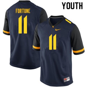 Youth Mountaineers #11 Nicktroy Fortune Navy College Jerseys 928459-282