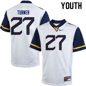 Youth Mountaineers #27 Tacorey Turner White Stitched Jerseys 382957-162