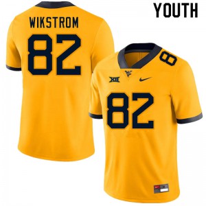 Youth Mountaineers #82 Victor Wikstrom Gold University Jerseys 868031-363