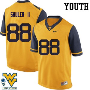 Youth West Virginia #88 Adam Shuler II Gold High School Jersey 273498-593