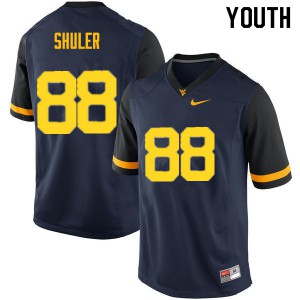 Youth Mountaineers #88 Adam Shuler Navy College Jersey 194384-327