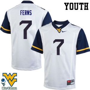 Youth Mountaineers #7 Brendan Ferns White Official Jersey 958455-713