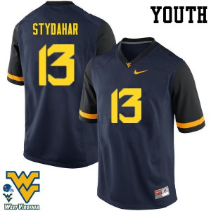 Youth Mountaineers #13 Joe Stydahar Navy Stitched Jersey 595353-412