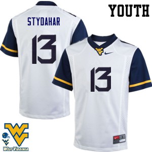 Youth WVU #13 Joe Stydahar White Alumni Jersey 498812-326