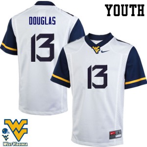 Youth West Virginia #13 Rasul Douglas White High School Jersey 867809-470