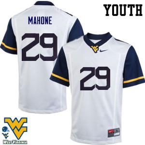 Youth Mountaineers #29 Sean Mahone White Player Jerseys 724354-593