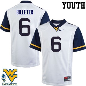 Youth Mountaineers #6 Will Billeter White Alumni Jersey 335393-571